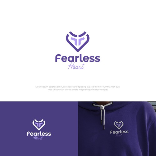 Fearless Heart Logo Contest Design by Half-Tone™