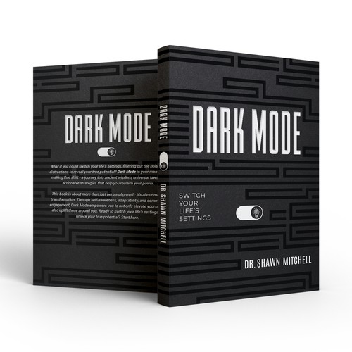Dark Mode Book Cover Design by iT's Designs