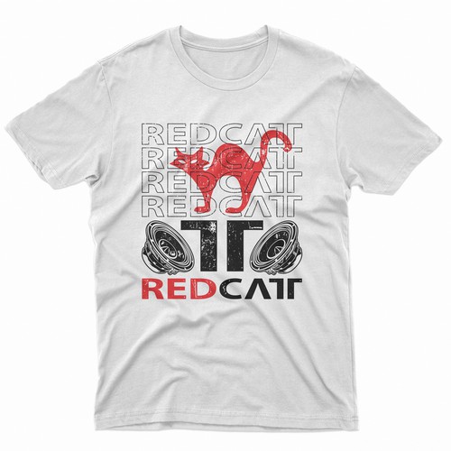 T-shirt design for audio brand Design by -Diamond Head-