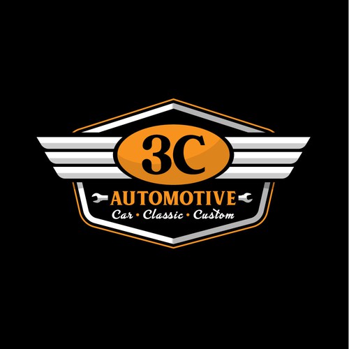 Niche Automotive Classic and Custom Garage to appeal to petrolheads Design by AlarArtStudio™