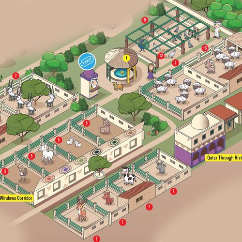 Farm's Map Design by Malim
