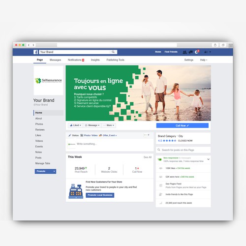 Facebook cover contest entry by Plush Design