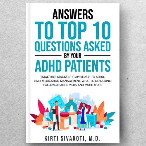 'Design a book cover for ADHD book for doctors' Design by ryanurz