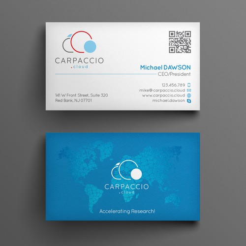 Give more muscle to research with graphic ID for CARPACCIO.cloud Design by kendhie