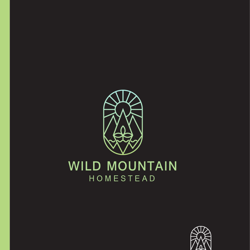 Artistic modern logo needed for a mountain-top flower farm. Diseño de zoroid