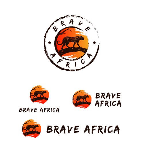 African Adventure Safari Company Logo Design by nue•ve