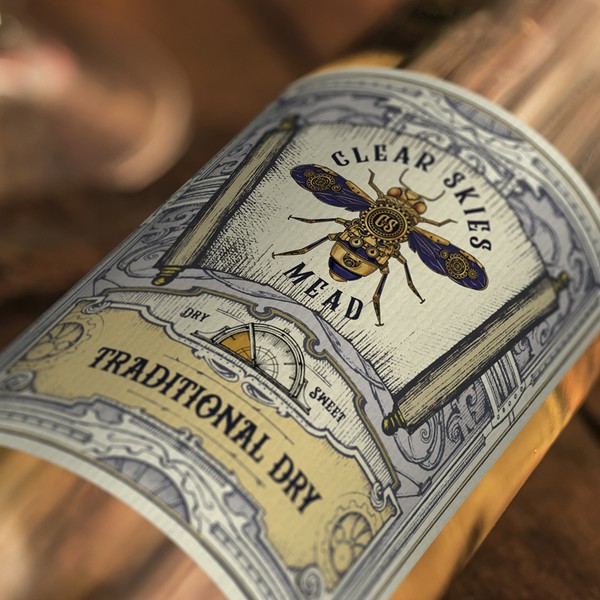 Mead bottle label