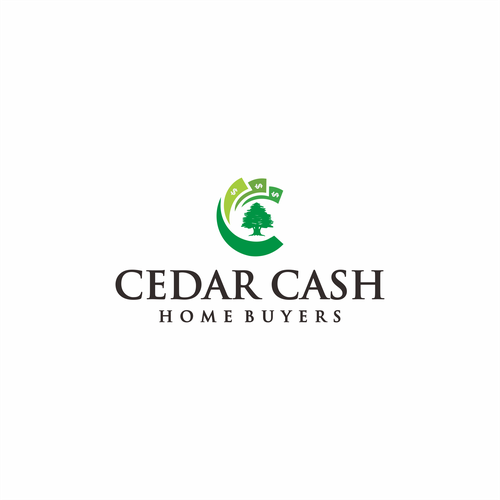 Website logo for house buying company www.cedarcashhomebuyers.com Design by virsa ♥