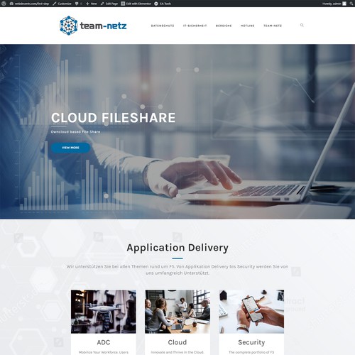 WordPress theme design contest entry by WebDecent Solution