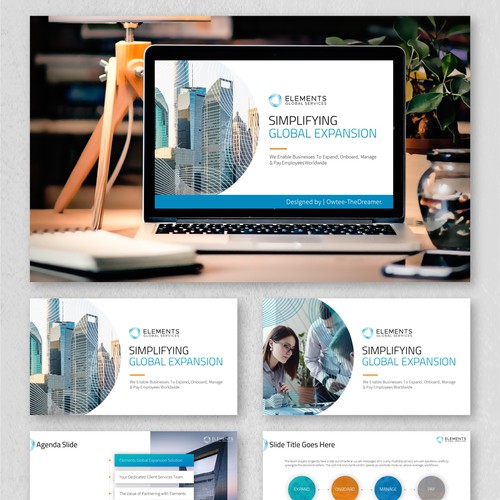 Elements rebrand PPT Design by Owtee-TheDreamer.