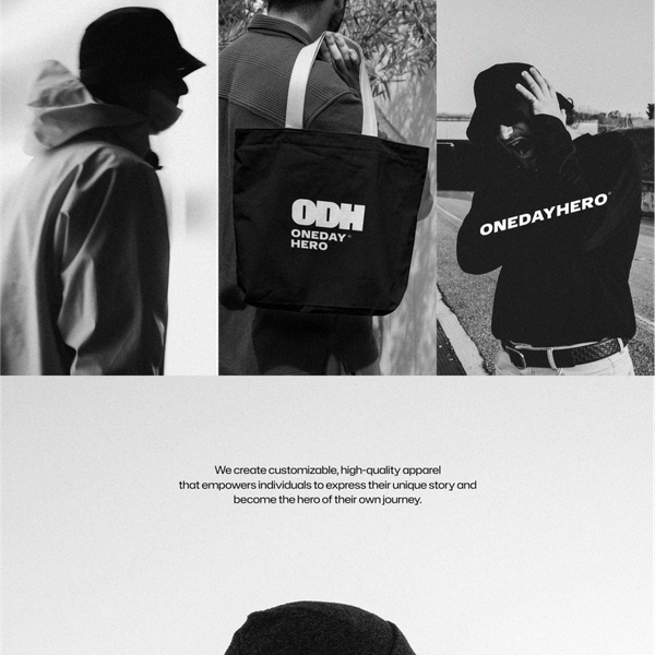 Futuristic Bold Wordmark One Day Hero (ODH)