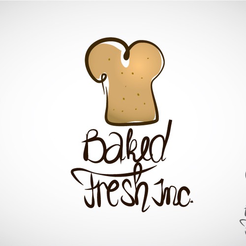logo for Baked Fresh, Inc. Design por jungblut