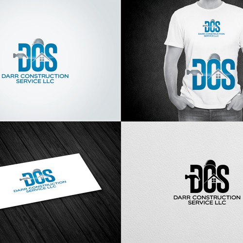 DCS Darr Construction Services Business logo!!!!! Design by gotchagraphicsdotcom