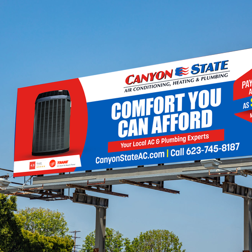 Design An Eye-Catching Billboard For An HVAC Company Design von WebBro