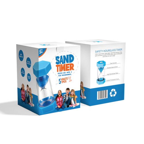 Product packaging for Sand-Timer Design by syakuro