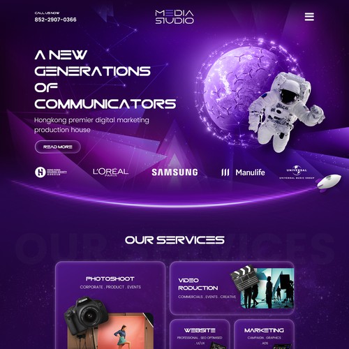 Web page design contest entry by Webwooter™
