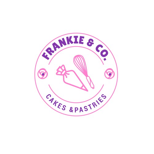 Fun logo for cake shop in Lisbon Diseño de Marea Design