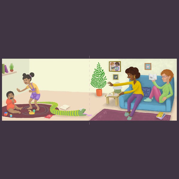 illustration for inclusive children book.