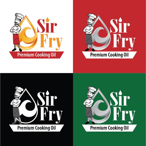 Design a logo for a frying/cooking oil. Design by Navid Ahmad