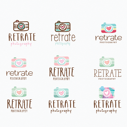 Crie um LOGO despojado, criativo para um estudio fotográfico familiar. Design por ✿∂ℓ¡¢¡∂✿