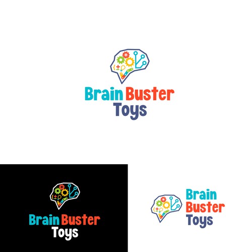 Brain Buster Toys Logo & Social Media Contest. Design by m-art