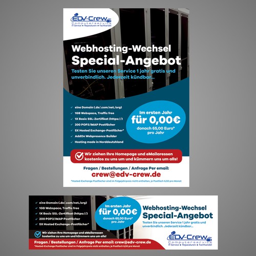 Postal, flyer o impreso propuesta en el concurso por Dzhafir