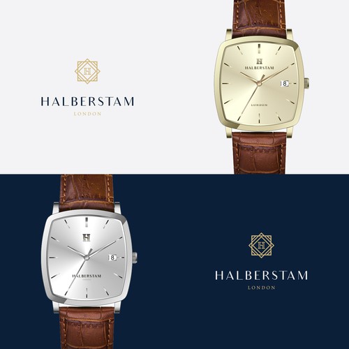 Create rounded 'H' logo for  Halberstam's watches Réalisé par threatik®