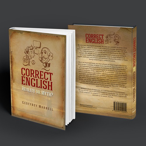 Create an attractive cover for a paperback book about language Design by Aaniyah.ahmed