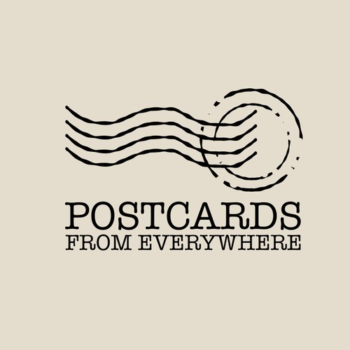 Postcards from Everywhere Logo Design by Radiant1976
