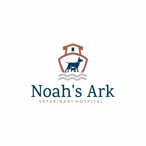 Veterinary Hospital Logo - NOHARK Design by Maxnik