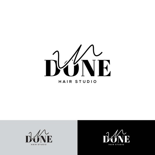 Luxury Hair Salon Logo and business card design Ontwerp door ekhodgm