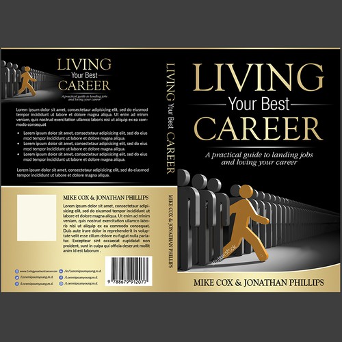 Design inspirational book cover for career-changing book Design by Lizaa