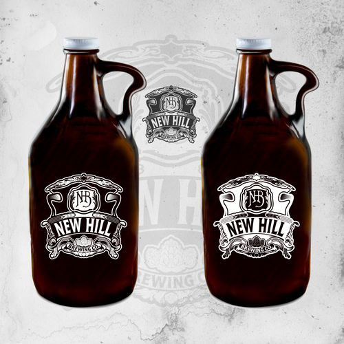 Blend sophistication with edge to create attention grabbing logo for New Hill Brewing Co. Design by DataDesign99d