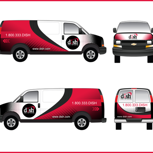 Diseño de V&S 002 ~ REDESIGN THE DISH NETWORK INSTALLATION FLEET de JaxHay Design