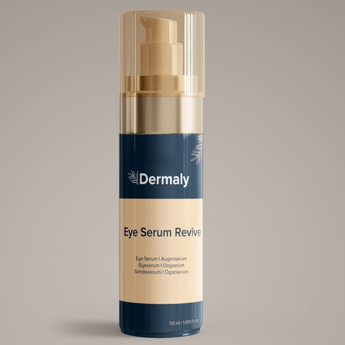 Eye serum bottle design Design by Mk Creative bd