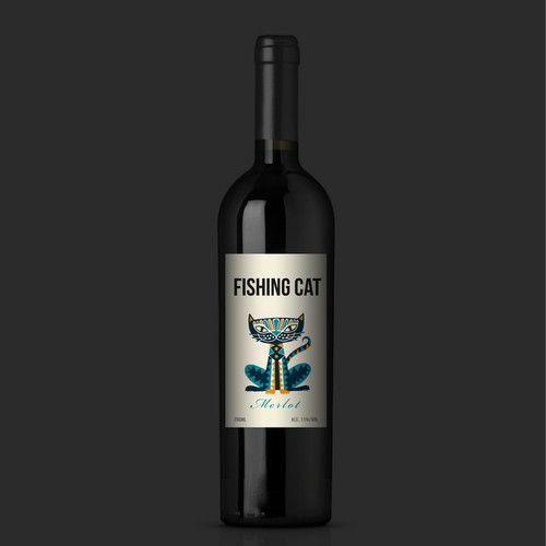 Design a modern wine label for a small new independent brand in India's emerging market (our wine bottled in Italy) Design by Dragan Jovic