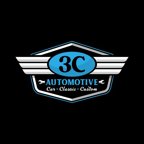 Niche Automotive Classic and Custom Garage to appeal to petrolheads Design by AlarArtStudio™