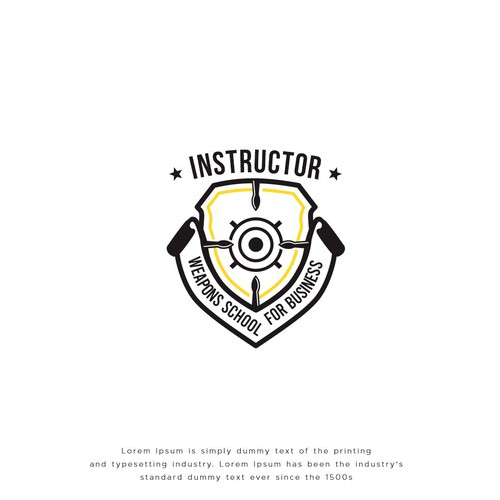 Design a badass Fighter Weapons School patch for business teams Design by Astart