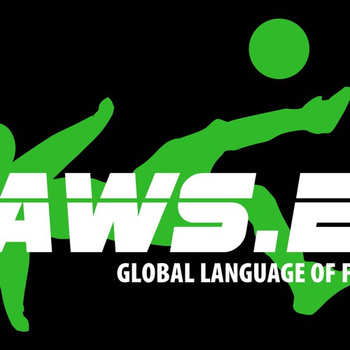 Global football (soccer) logo - baws.eu Design by samivo