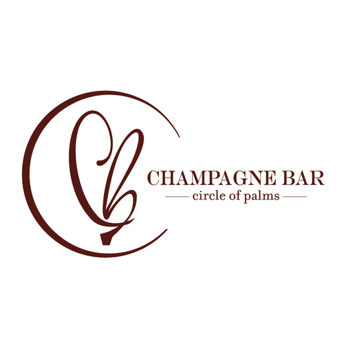 Luxury and modern Champagne Bar logo Design by KairBi