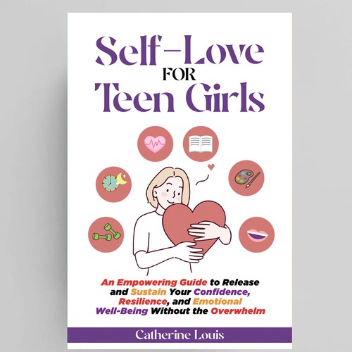 colorful cover to appeal to teen girls and their self-esteem Design by COMGUYZ