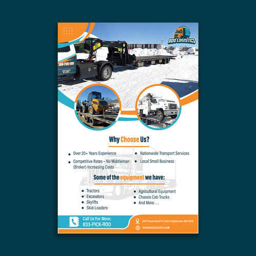 Postcard, flyer or print contest entry by Probos Design