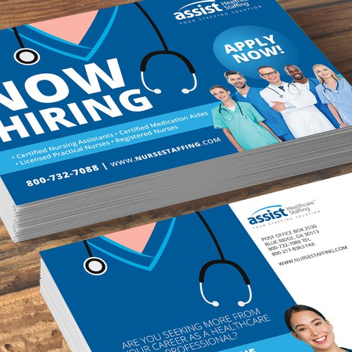 Redesign our Help Wanted Postcard! Design by Analyn26