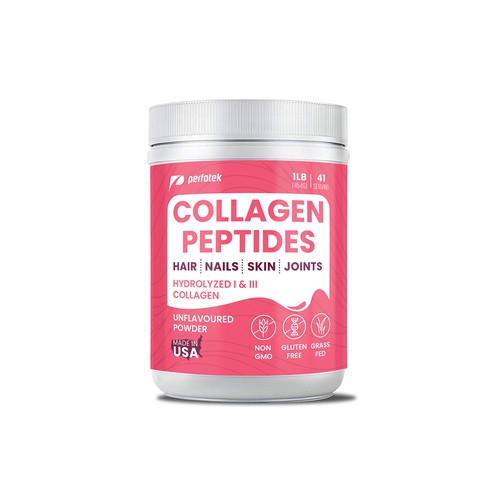 Packaging label for Collagen Peptides jar Design by Shisiouk