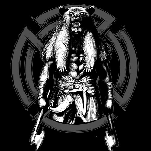 Create the design for the "Berserker" t-shirt Design by jollyfatman