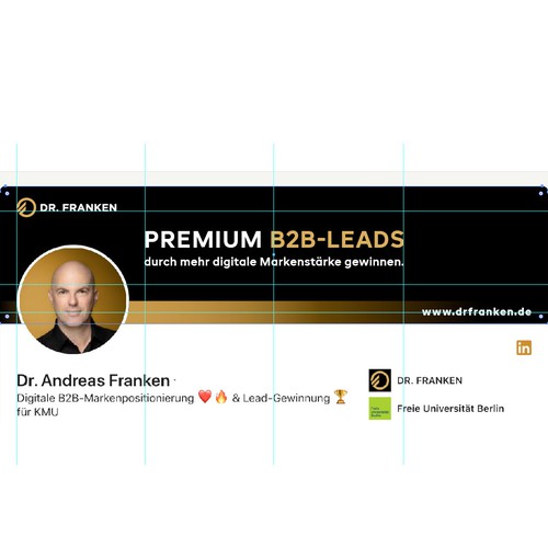 LinkedIn Header Image | B2B digital brand positioning and lead generation consultant Design by Anturium