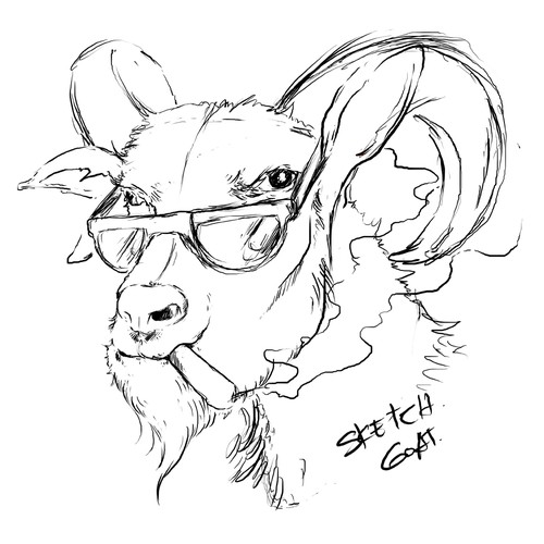 High quality Goat avatar Design by heribertus haryo