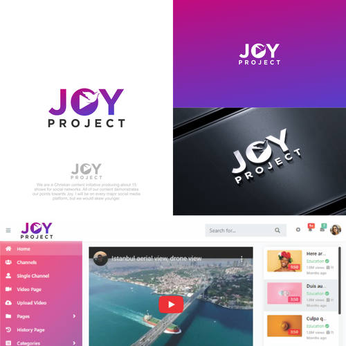 Design We need a joy filled logo for our tv shows! por coffeeandglory