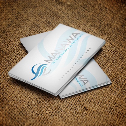 Please create a great Business Card design for travel agency Manawa! Design by sunny1585