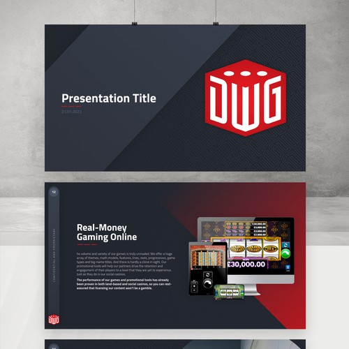 Designs | DWG PowerPoint Template for Gaming Company | PowerPoint ...